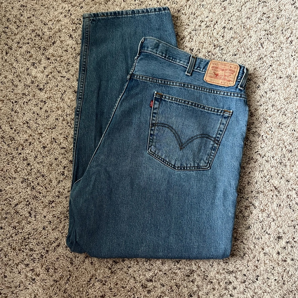 Levi’s Big & Tall Jeans | Waist 46 x Length 30 | 100% Cotton | Relaxed Fit - Picture 13 of 13